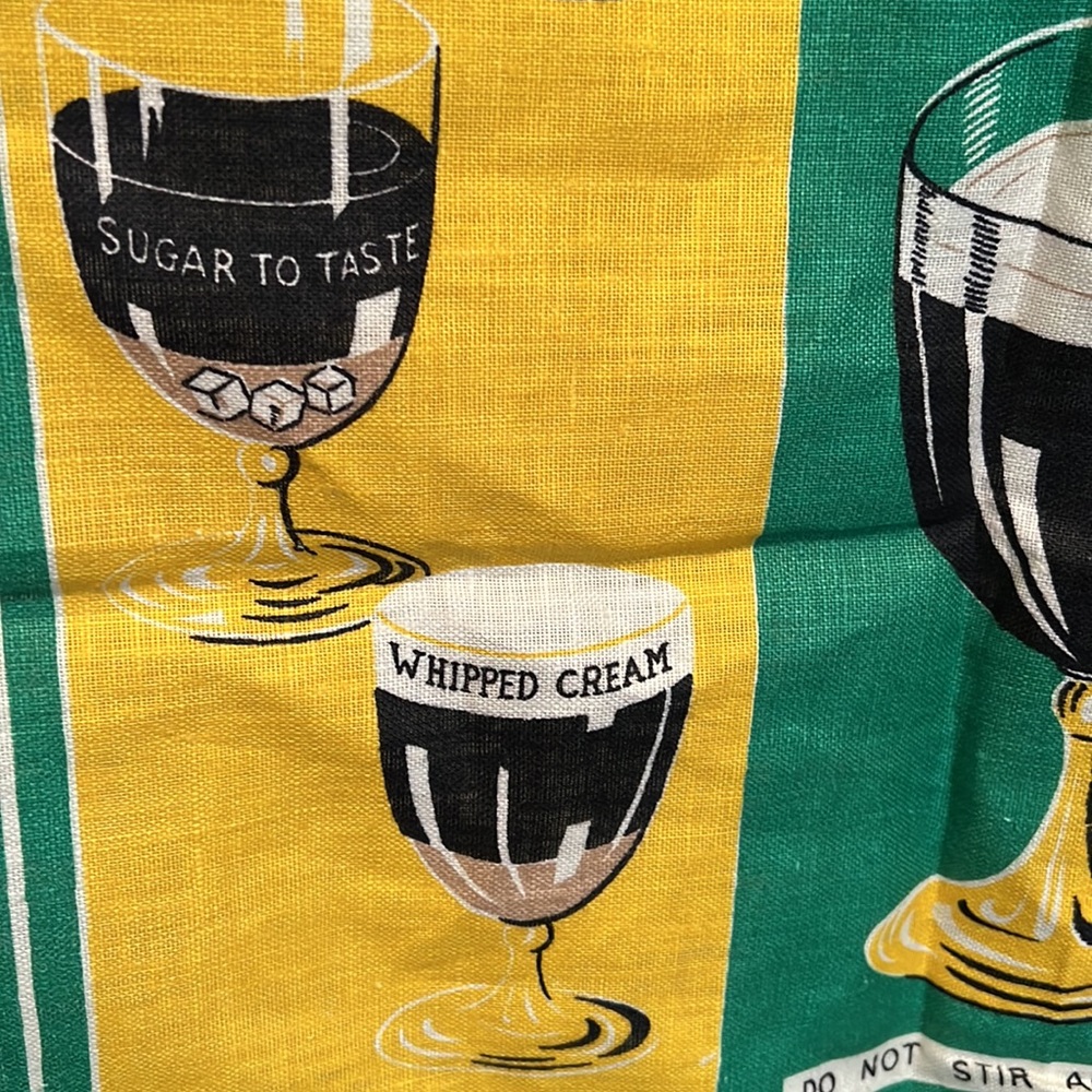 Vintage Irish Tea Towel by Dunmoy. - Picture 9 of 11